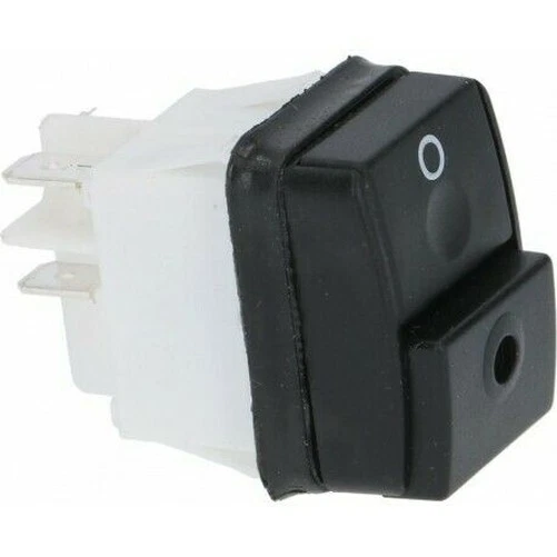 Interrupteur Bi-polaire Noir - 250V 2A - Pour Lampes Et Appareils Électriques