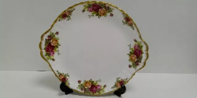 Royal Albert Fine Bone China Old Country Roses Cake Plate 23cm In lovely...