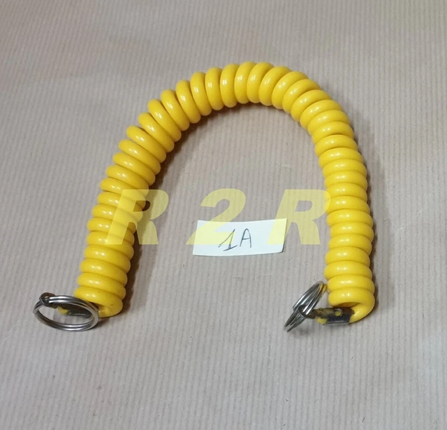 Portachiavi Elastico 5 Pezzi Portachiavi A Spirale Portachiavi A Molla Di Sicurezza Con Clip Per Moschettone Rimovibile Per Chiavi Portafoglio Telefono Zaino Strumento Di Pesca