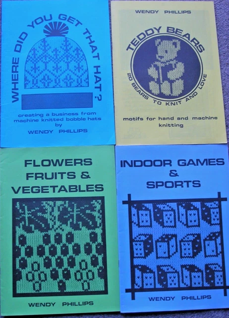 4 x Wendy Phillips Designs - sombreros, osos, frutas y verduras, deportes y juegos