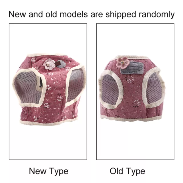 Cotton Blend Breathable Pet Cat Dog Vest Chest Strap Avec Tilling Rope Red Qcs