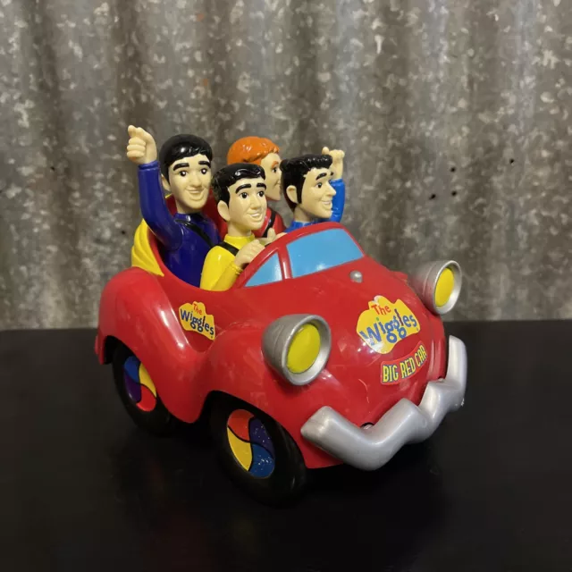The Wiggles Big Red Car Toy Spin Master 2008 Singing Musical Car Tested WORKS