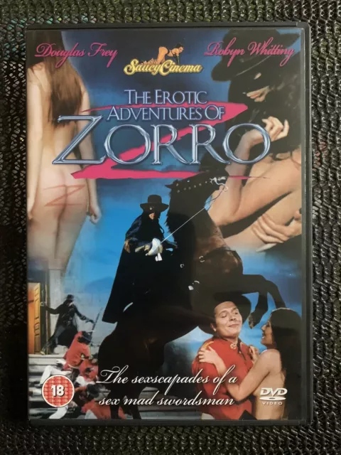 Rare DVD - The Erotic Adventures Of Zorro, Region 0, Excellent Cond, Free Post