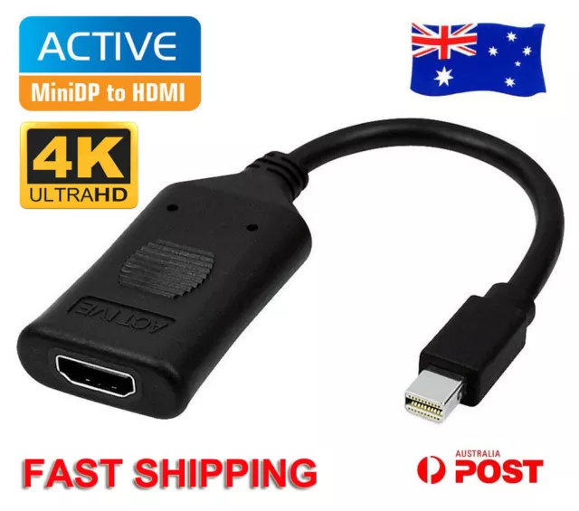 Active Mini DisplayPort Display Port DP Male to HDMI Female Converter Adapter
