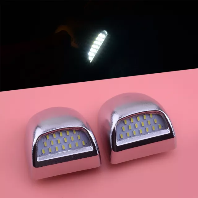 LED License Plate Light Lamp Pair Fit For Chevy Silverado Suburban Avalanche GMC