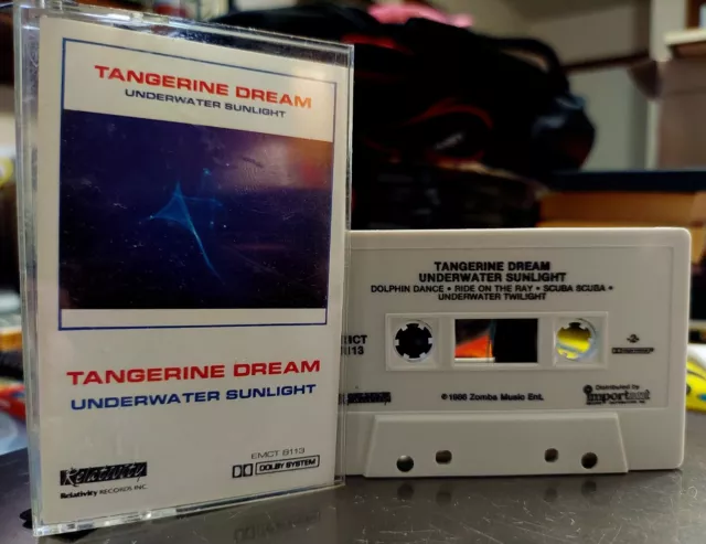 Tangerine Dream Underwater Sunlight cassette Tape First edition release