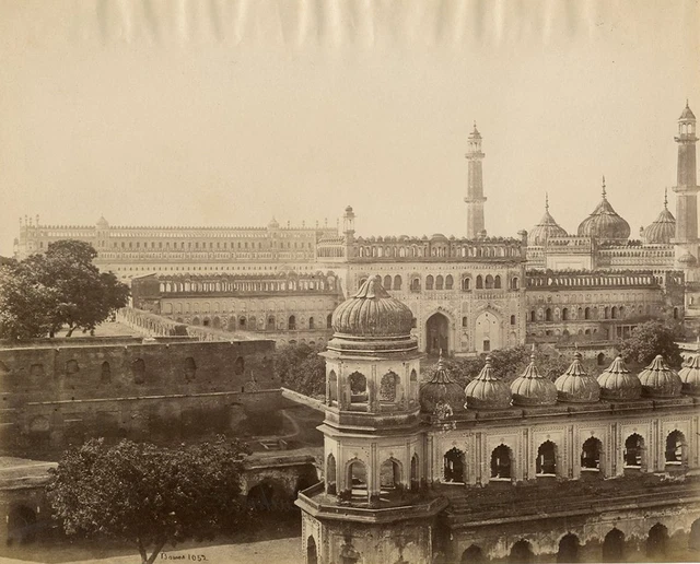 Inde, Simla vintage albumen print. Tirage albuminé 21x27 Circa 1880