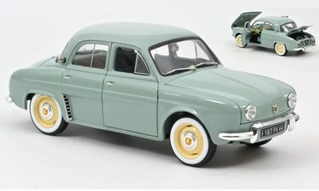 Miniature voiture auto 1:18 Norev Renault Dauphine Azur diecast Modèle Static