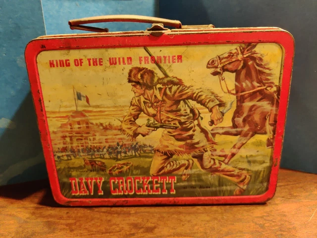 Davy Crockett And Kit Carson Lunchbox 1955