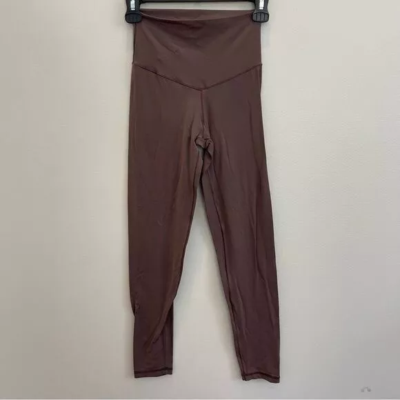 Aerie Chill Play Move High Waisted Leggings brownish  Plum Size S