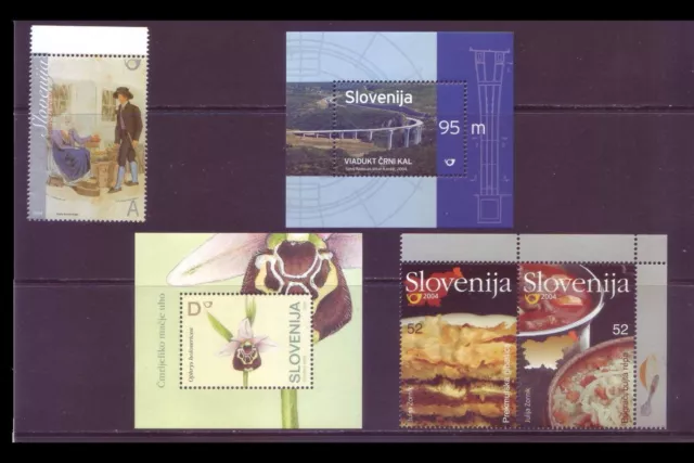 Slovenia 2004 - Selezione di serie e foglietti Nuovi MNH** integri