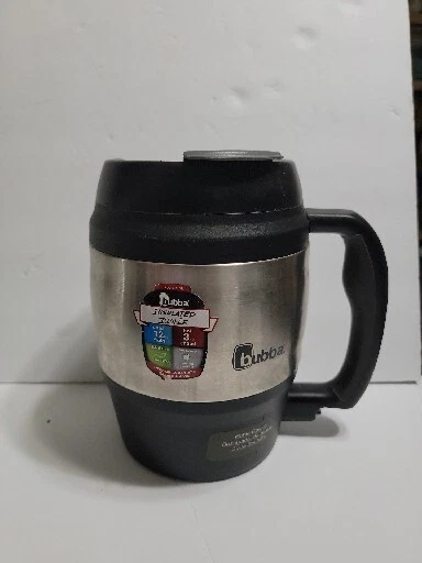 Bubba Keg Classic 52oz Insulated Mug Cup Tumbler Black Stainless water jug