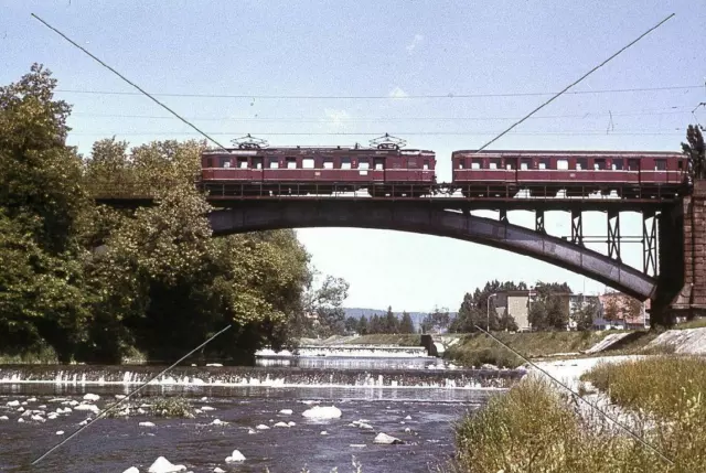 Elektro-Triebwg.-Dia · BR 485 (ET85) · DB · Lörrach-Stetten · 1976