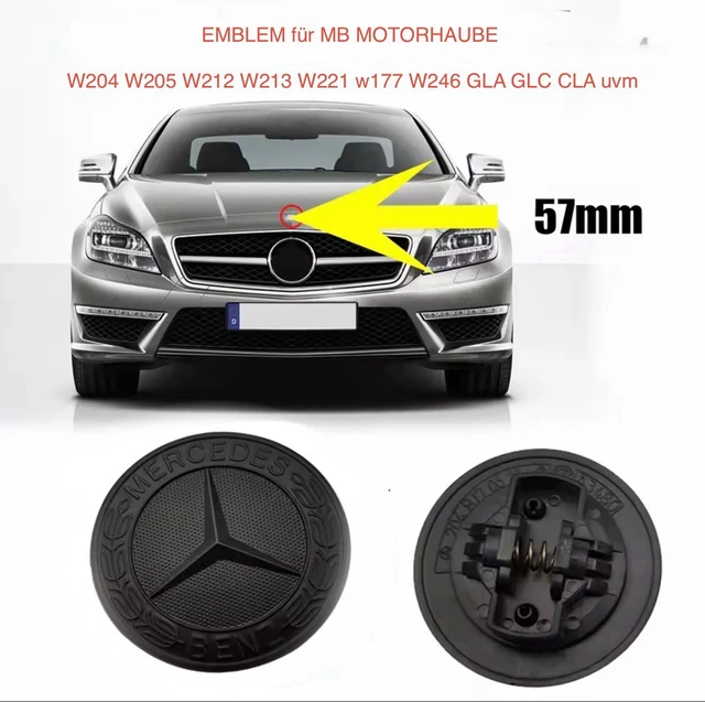 Auto Grill Emblem Stern Abzeichen Front Grill Logo Für W204 W205