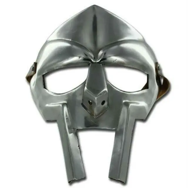 Steel Face Armour Replica Medieval Hand-Forged sca-larp-helmet-roman-armor Doom