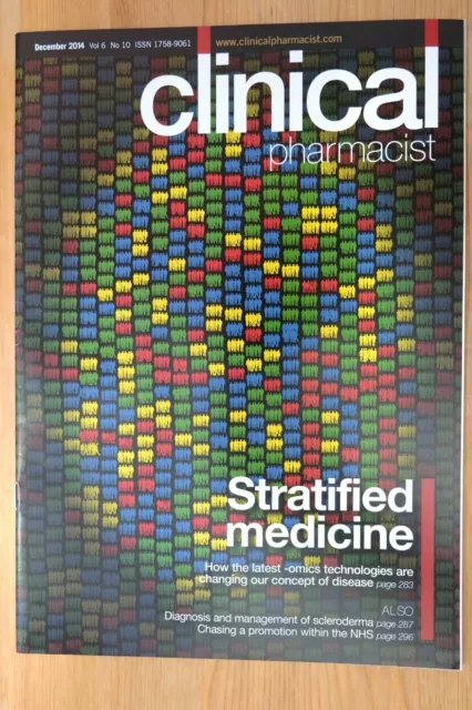 Clinical Pharmacist Magazine, Vol.6, No.10, December 2014, Stratified Medicine