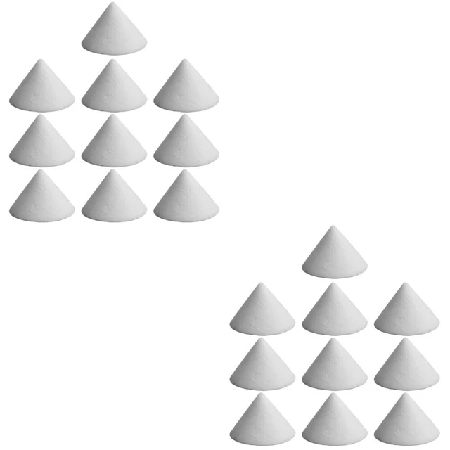 20 Pcs Unghie Ceramica di Cottura Borchie Metallo Vetri Strumenti
