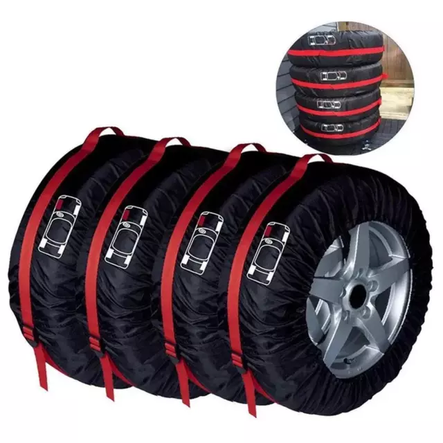 Car Spare Tire Cover Wheel Storage Bag Auto Protector Accessories GX X6A6 J0F1