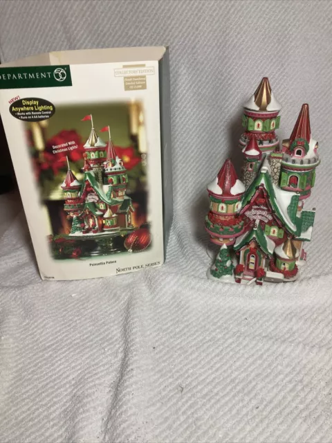 Department 56 North Pole Series Poinsettia Palace