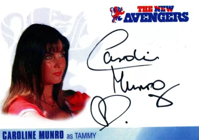 The New Avengers 2023: CM1 Caroline Munro as Tammy Autograph Card #17/17