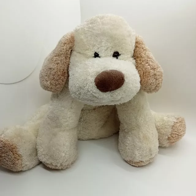 Marks & Spencer Floppy Puppy Dog Red Bone Collar 12" Soft Toy Plush 9151673