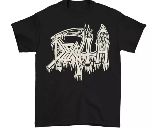 DEATH BAND MEN T-shirt Black Short Sleeve All sizes Shirt Fan $16.99 ...