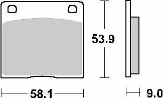 Bremsbeläge Kh36 Street Ceramic Farbe Schwarz Passend Für: Kawasaki Z650/1000, S