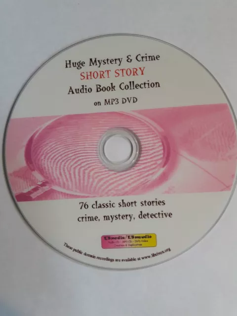 Huge Mystery &  Detective / Short Story - 60+ hrs Audiobook Collection Mp3 DVD