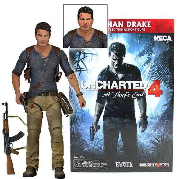 NECA Nathan Drake Uncharted 4 7" Action Figure Ultimate Movie Collection Toy