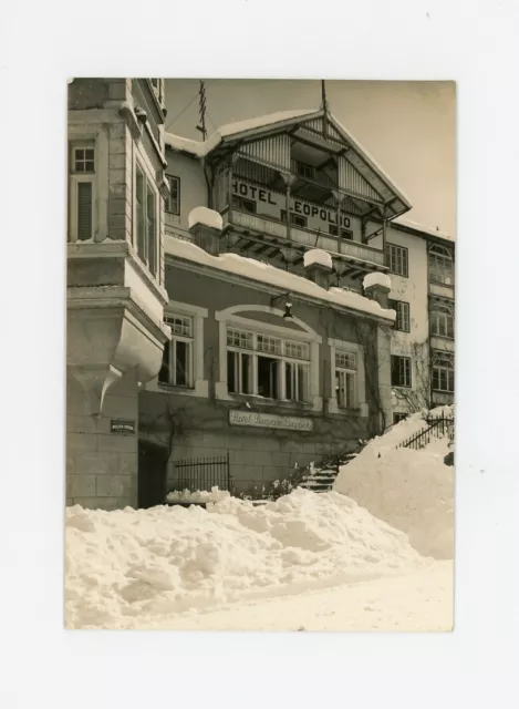 Colle Isarco Gossensass Hotel Leopoldo Albergo Pensione Cartolina Foto Ghedina