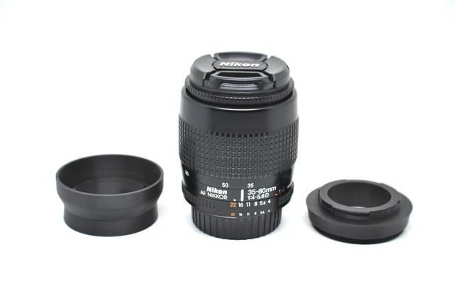 Nikon NIKKOR AF 35-80mm f/4-5.6 D + MACRO Reverse Ring Kit