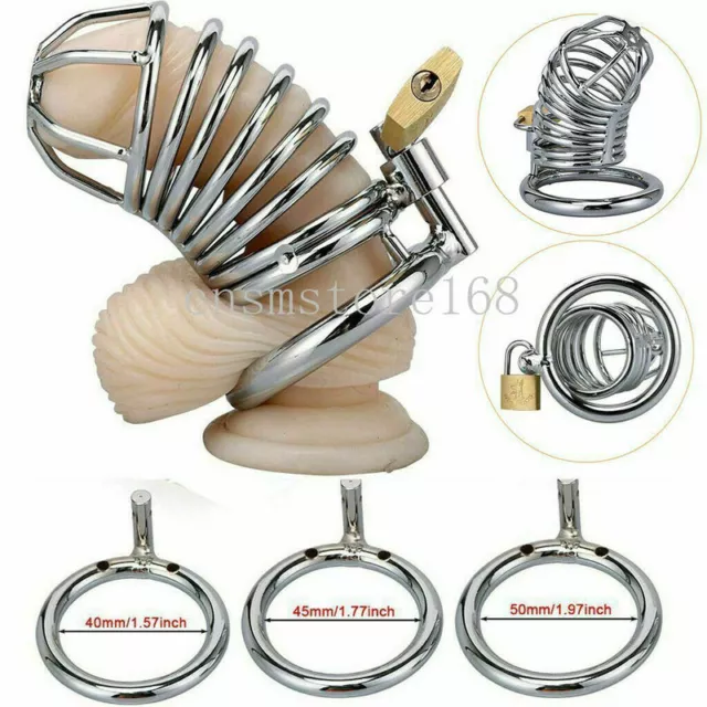 Metal Chastity Device Cage Chastity Curved Bird Lock Slave Cage