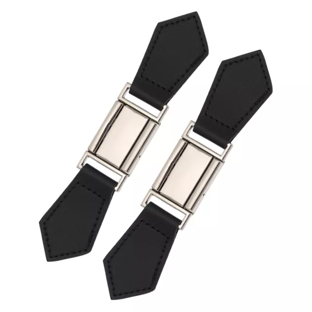 2 Pcs Buckle Sweater Clasps Sew- On Toggles Closure Cardigan Clip