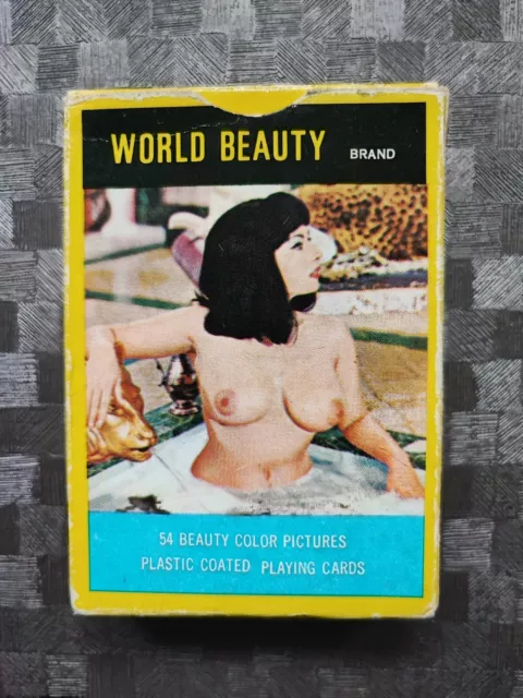 Spielkarten playing cards Erotic Sexy Nude Pin up World Beauty British Hong Kong 2