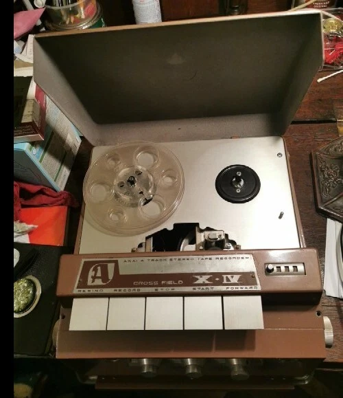 RARE VINTAGE AKAI X1V Cross Field Reel To Reel Tape Recorder Player