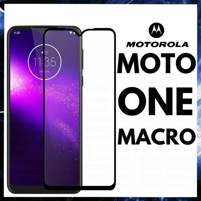 For MOTOROLA MOTO ONE MACRO CURVED SCREEN PROTECTOR 9D FULL COVER TEMPERED GLASS