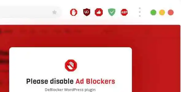 DeBlocker Anti AdBlock for WordPress  - WordPress Plugin