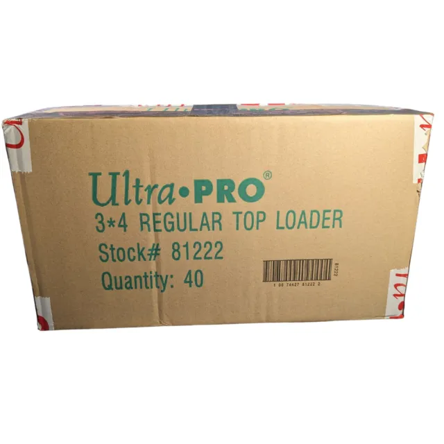 1000 Toploaders Ultra Pro Regular Top loaders Case Card Sleeves Clear 3" x 4" UK