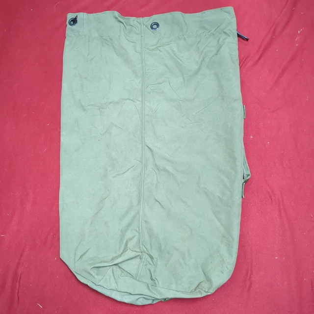 US Military Issue Locking Top Load Nylon Carrying Seabag w Straps Duffle (dfl23)
