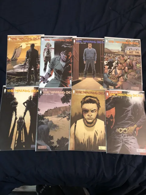 the walking dead 135-142 NM image comic lot collection