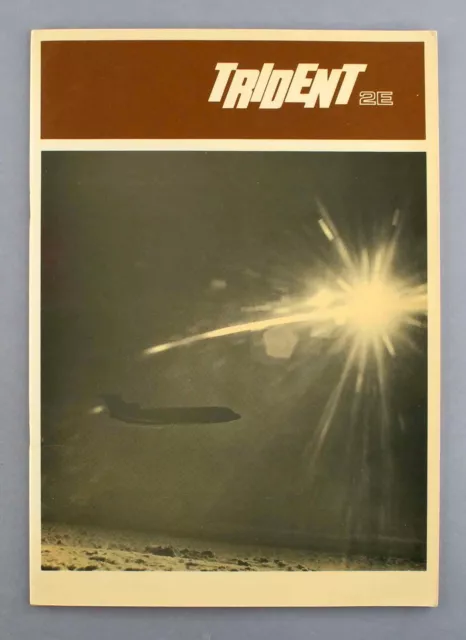 Trident 2E Manufacturers Sales Brochure Seat Maps Hawker Siddeley