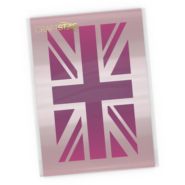 UNION JACK STENCIL - Union Jack Flag Template - Craft Size £4.75 ...