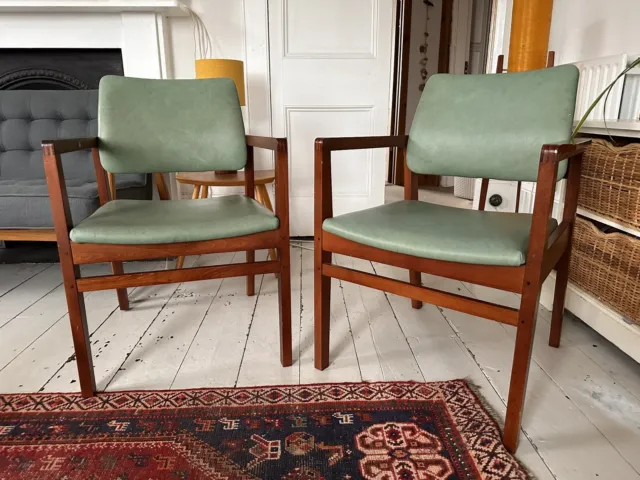 Vintage Retro Antique Danish mid century style Carver Wooden armchair chair X 13