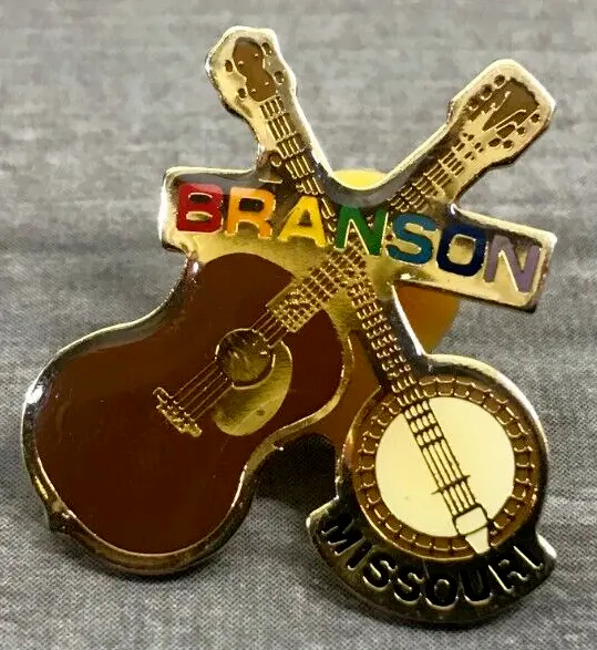 BRANSON MISSOURI GUITAR Banjo Lapel Hat Jacket Vest Backpack Bag ...