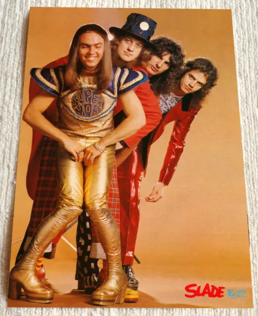 Slade poster Sladest 1974 photo session FANTASTIC poster RaRe!
