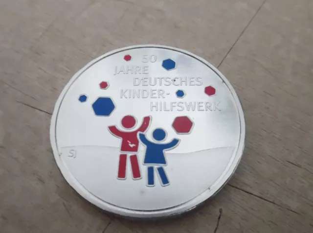20-Euro-Sammlermünze 50 Jahre Deutsches Kinderhilfswerk D 2022 Stgl.
