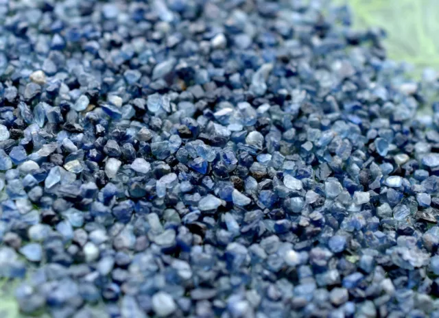 100.00% Natural Burma Blue Sapphire Earth- Mined Specimen Facet Rough Lot 100 Ct