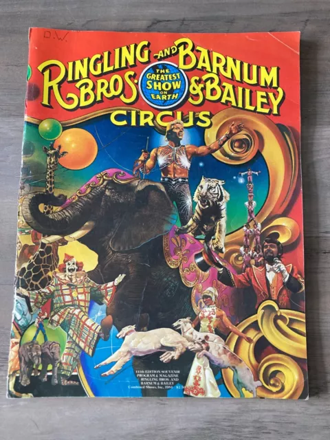 Ringling Bros and Barnum & Bailey Circus 111th Edition Souvenir Program 1981