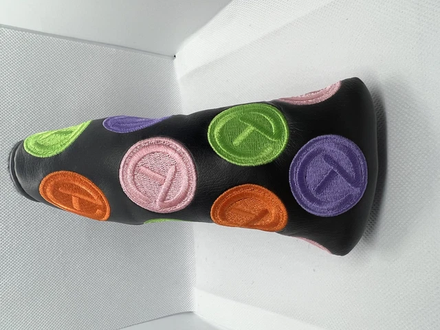 Scotty Cameron Black and Pink Multi Color Circle T Putter Cover