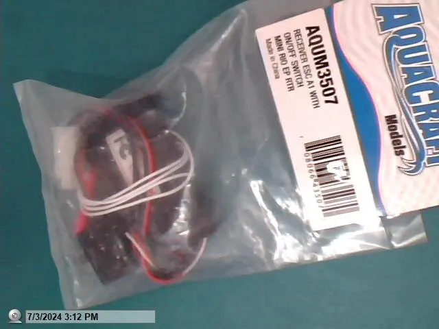 NIB Receiver ESC A1 Suit Mini Rio EP RTR Aquacraft Part #AQUM3507